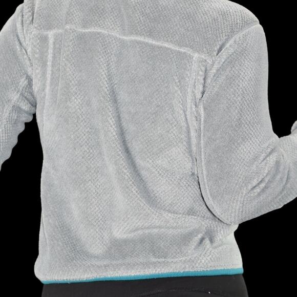Patagonia ReTool Snap T Grey Pullover Fleece Turquoise Style 25442 Size Small - Picture 5 of 12